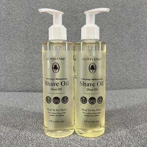 2x Olivia Care Shave Oil Shea Oil Head To Toe Shave softening Moisturizing 8 oz